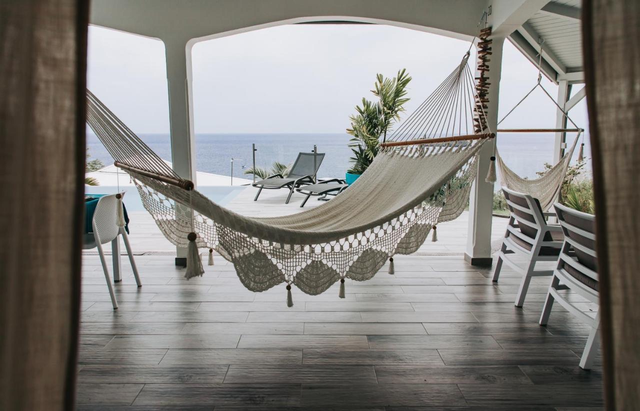 Sunset Palm - Villa Creole Avec Piscine Face Au Coucher De Soleil Et A La Reserve Cousteau Bouillante Kültér fotó