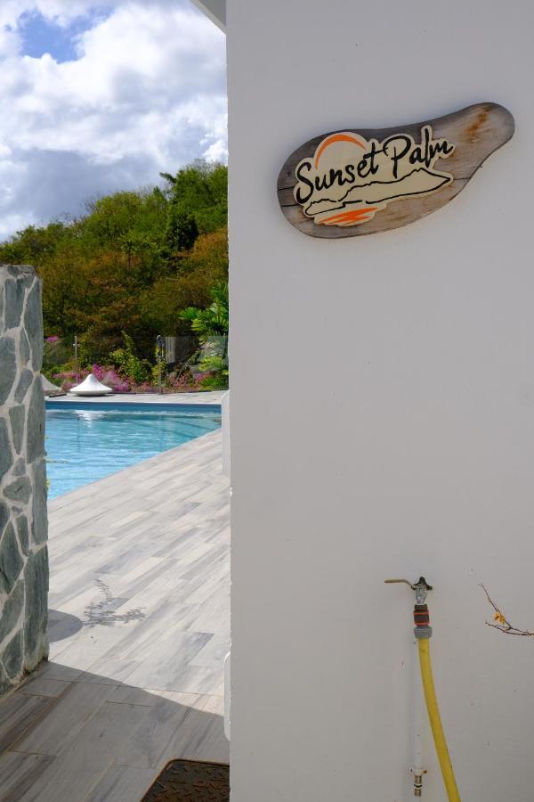 Sunset Palm - Villa Creole Avec Piscine Face Au Coucher De Soleil Et A La Reserve Cousteau Bouillante Kültér fotó