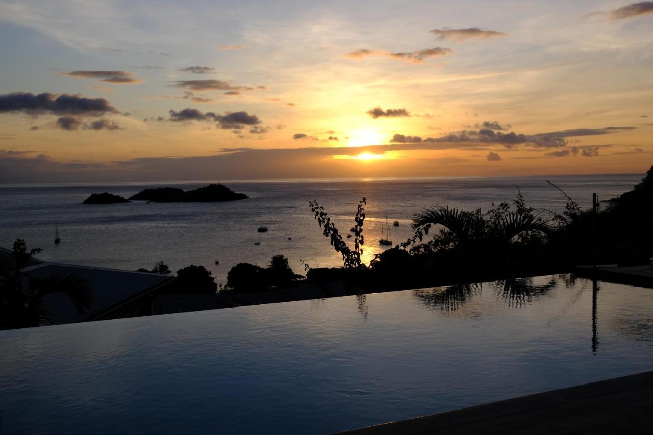 Sunset Palm - Villa Creole Avec Piscine Face Au Coucher De Soleil Et A La Reserve Cousteau Bouillante Kültér fotó