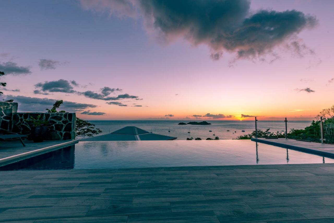 Sunset Palm - Villa Creole Avec Piscine Face Au Coucher De Soleil Et A La Reserve Cousteau Bouillante Kültér fotó